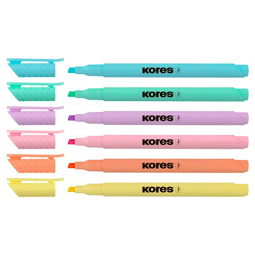 Набор маркеров текстовых "HighLiner Slim", 6 шт, ассорти - 2