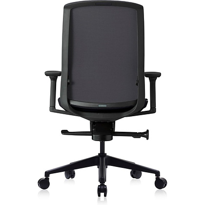 Кресло для руководителя Bestuhl "J1", сетка, ткань, пластик, черный  - 5