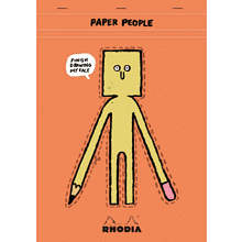 Блокнот "Paper people", терракот