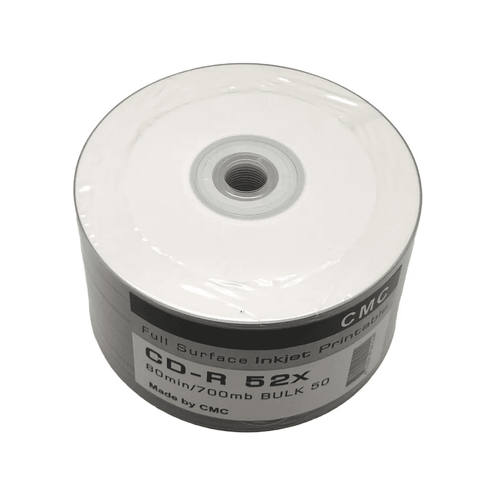 Диск CD-R, 700Mб, 52x, CMC Printable, 50 шт - 2