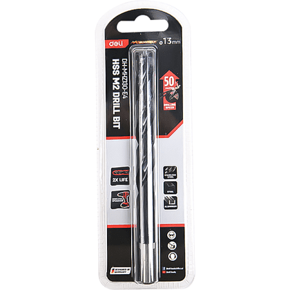 Сверло по металлу Deli RS EDH-MHZ130-E4, 13.0 мм, DIN 338, HSS-TiN - 2