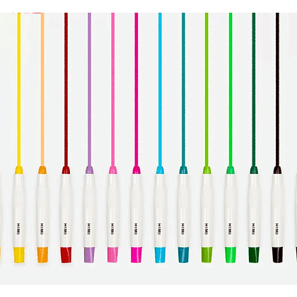 Мелки восковые "Himi Silky Crayon", 36 цветов, ассорти - 9
