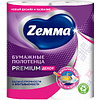 Полотенца бумажные Zemma Premium, 2 рулона, 2 слоя, декор - 2