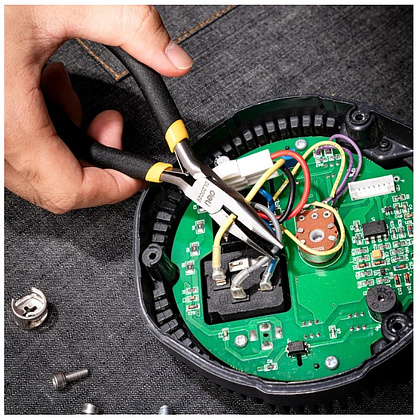 Набор мини-плоскогубцев Deli YS EDL103205-6, 6 шт., желтый, черный - 12