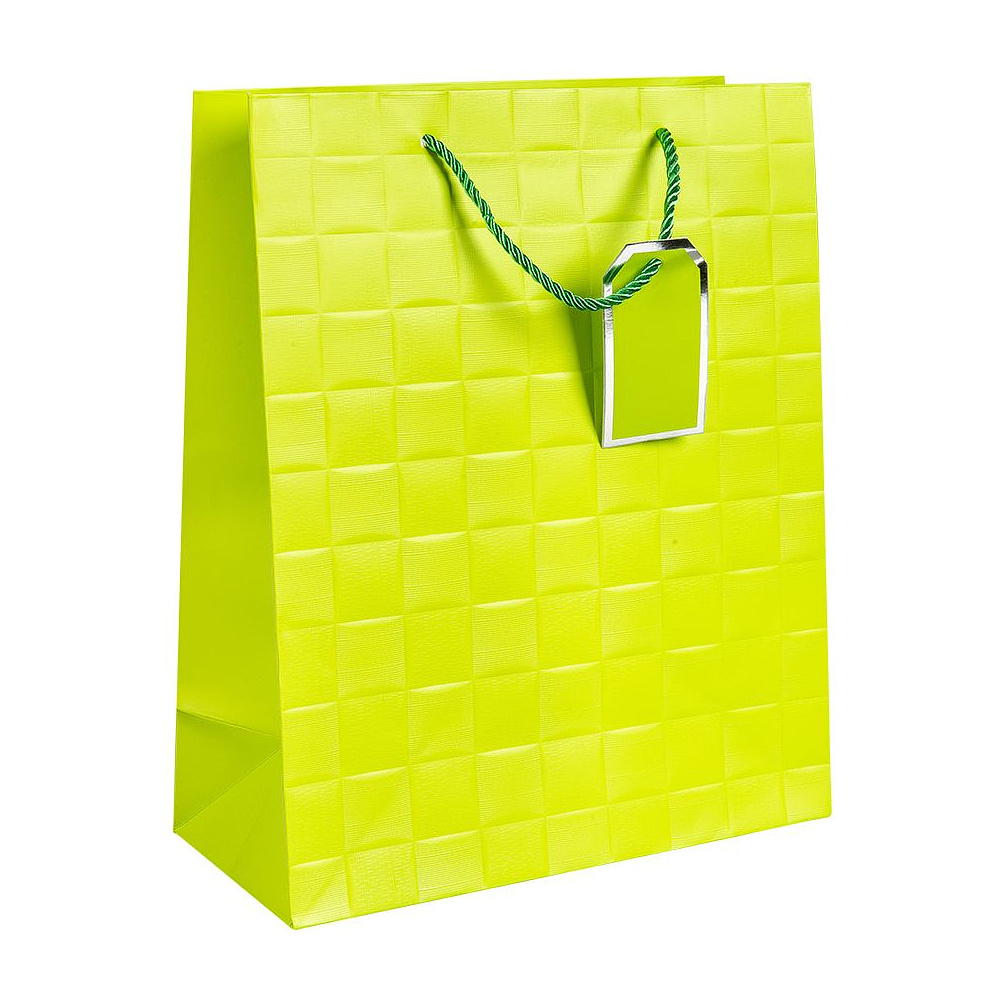 Пакет подарочный бумажный "Тиснение", ассорти