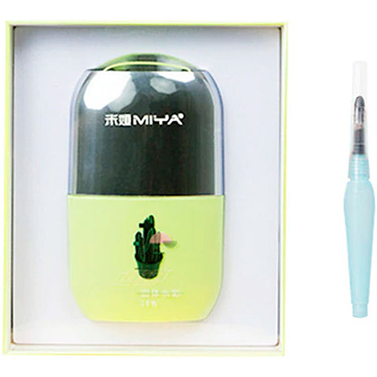 Набор для рисования акварелью "Himi Miya" (краски 18 цветов, кисть, бумага, стакан), желтый футляр - 5