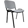 Стул офисный "Iso Black KNISA LIGHT GREY", ткань, металл, светло-серый - 3