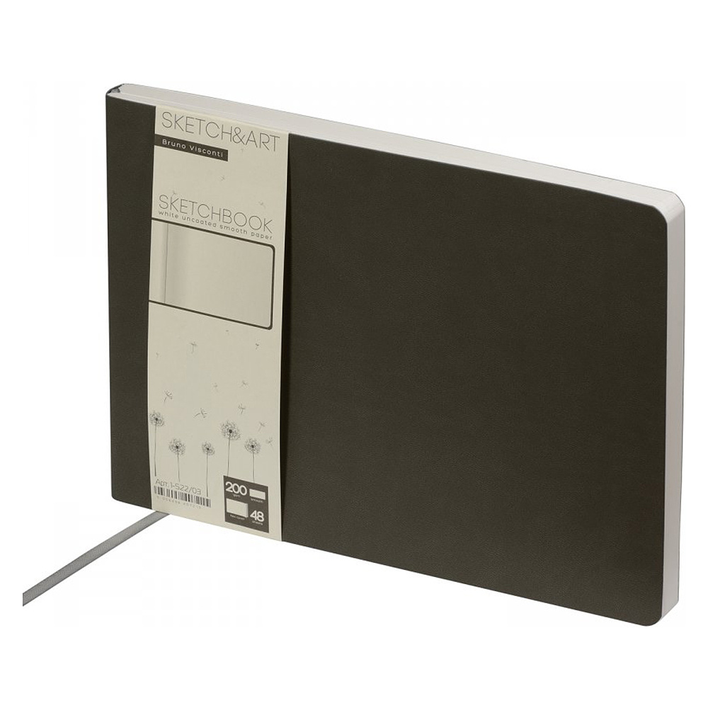 Скетчбук "Sketch&Art. Horizont", 25x17.9 см, 200 г/м2, 48 листов, серый - 2