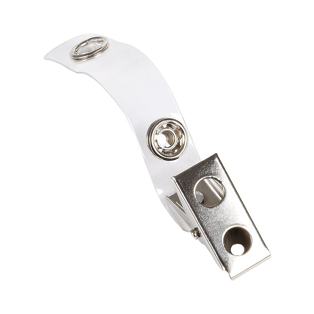 Клипсы для бейджа на ремешке Argo "CT210", прозрачный