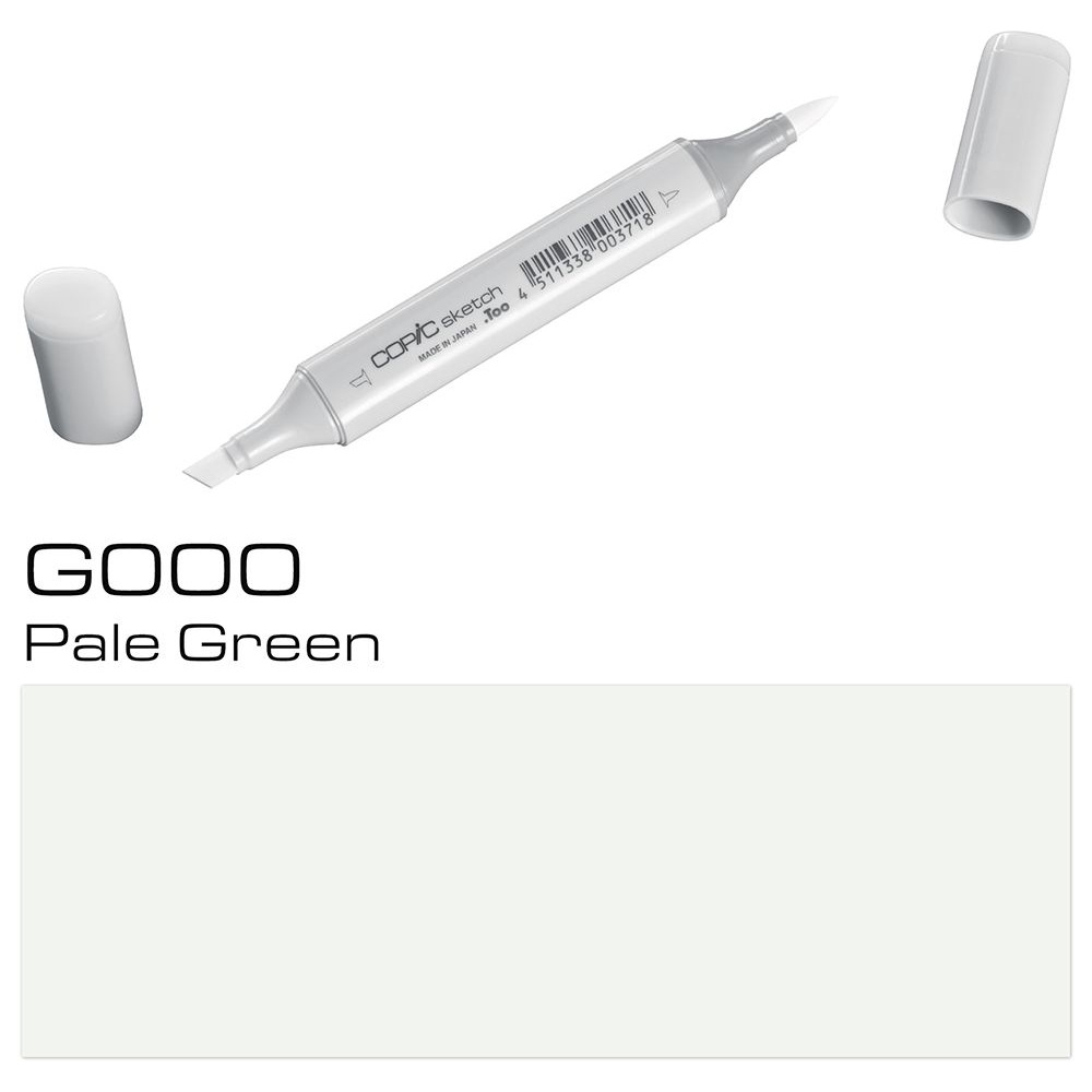 Маркер перманентный "Copic Sketch", G-000 бледный зеленый