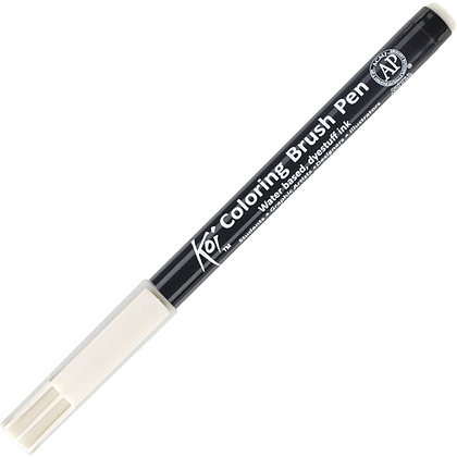 Маркер акварельный "Koi Color Brush", холодный светло-серый
