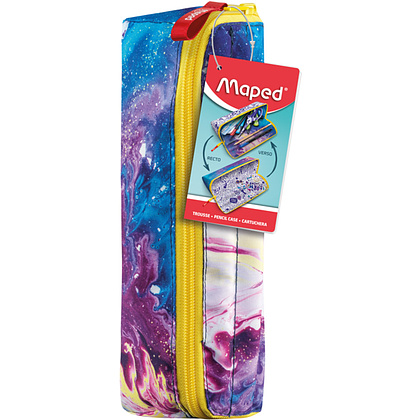 Пенал Maped "Open XXL", 1 отделение, розовый, голубой - 8