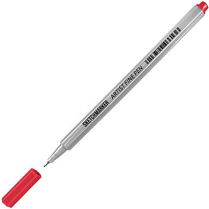Ручка капиллярная "Sketchmarker", 0.4 мм, красный флуоресцентный