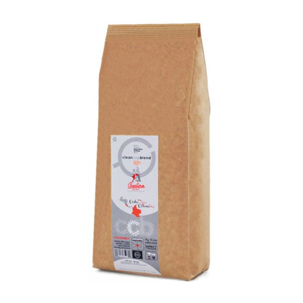 Кофе "BARBERA" Clean Cup Blend, зерновой, 1000 г