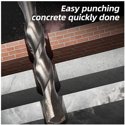 Бур по бетону Deli YS EDH-Y10210, 10x210 мм, SDS-PLUS - 4