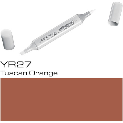 Маркер перманентный "Copic Sketch", YR-27 тосканский апельсин