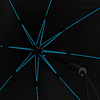 Зонт-трость "ST-12-BLUE", черный, голубой - 3