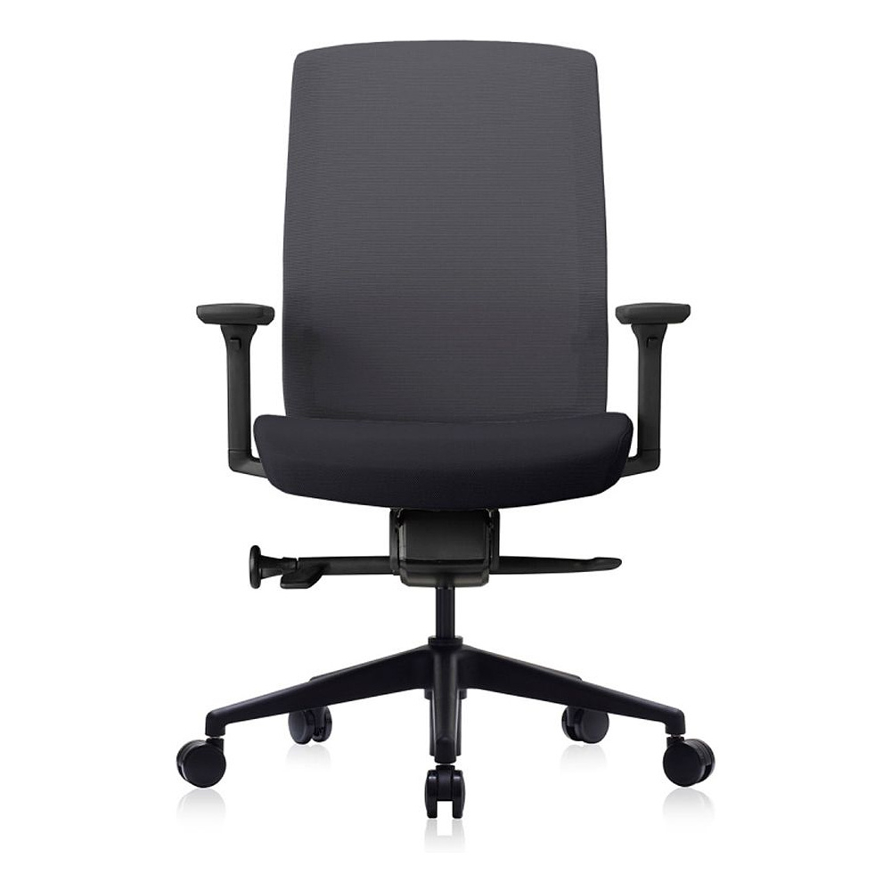 Кресло для руководителя Bestuhl "J1", сетка, ткань, пластик, черный  - 2