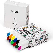 Мелки восковые "Himi Miya Silky Crayon"
