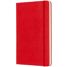 Блокнот "Classic Large", А5, 120 листов, клетка, красный