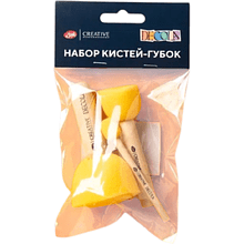 Набор кистей-губок Decola, круглые