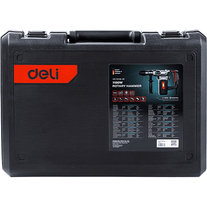 Перфоратор Deli RS EDE-DC26-3E 1100 Вт, 5 Дж, 3 режима, кейс - 2