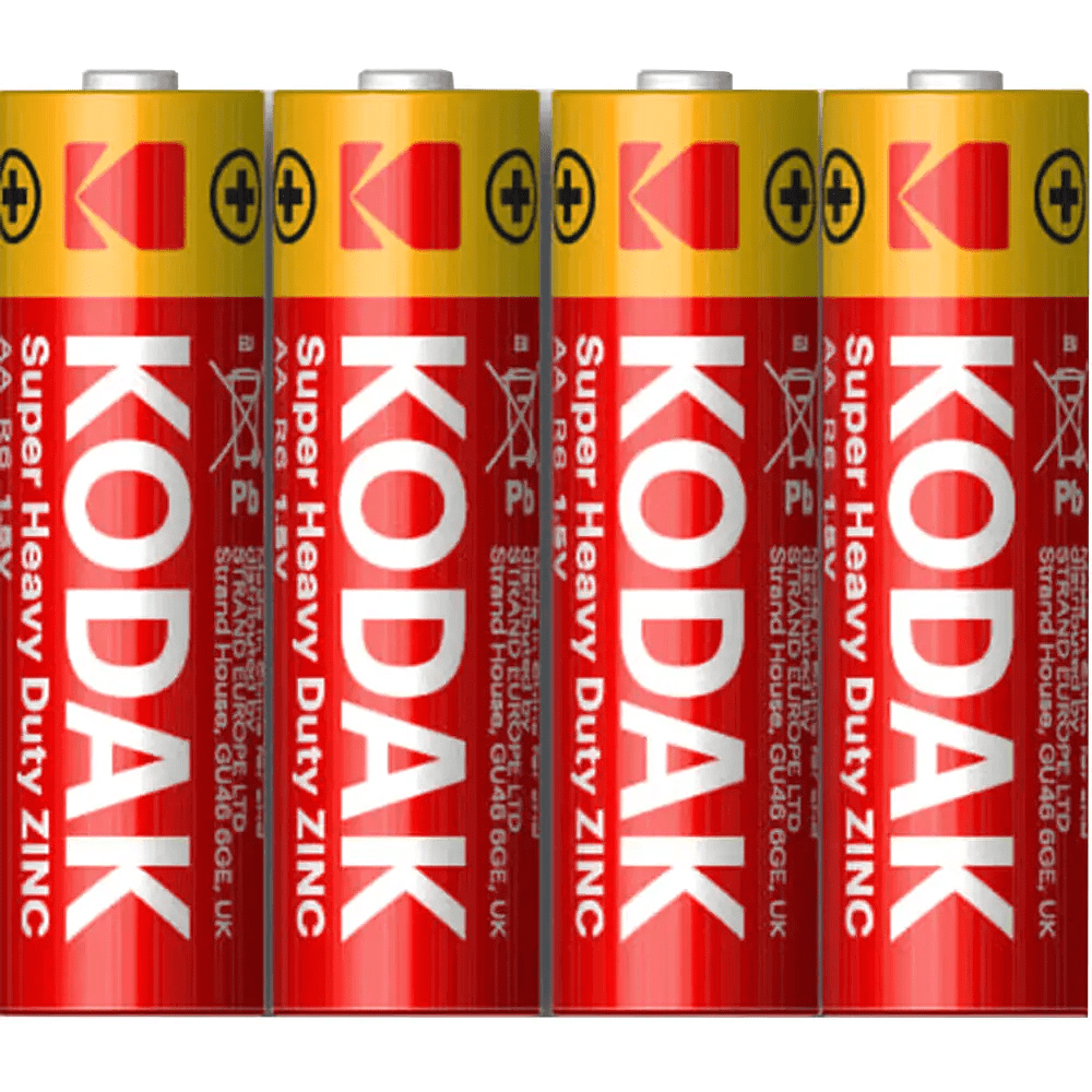 Батарейки солевые Kodak Super Heavy Duty Zinc, AAA, R03-4BL, 4 шт