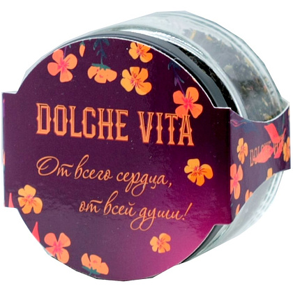Чай Dolche vita "От всего сердца, от всей души", 50 г, черный