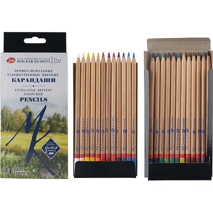 Цветные карандаши "Мастер-Класс", в картонной коробке, 24 цвета - 2