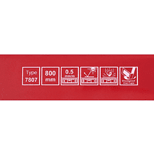 Уровень брусковый MGS 700807B, 800 мм, 2 глазка