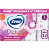 Бумага туалетная Zewa Deluxe 3 слоя, 12 рулонов - 2