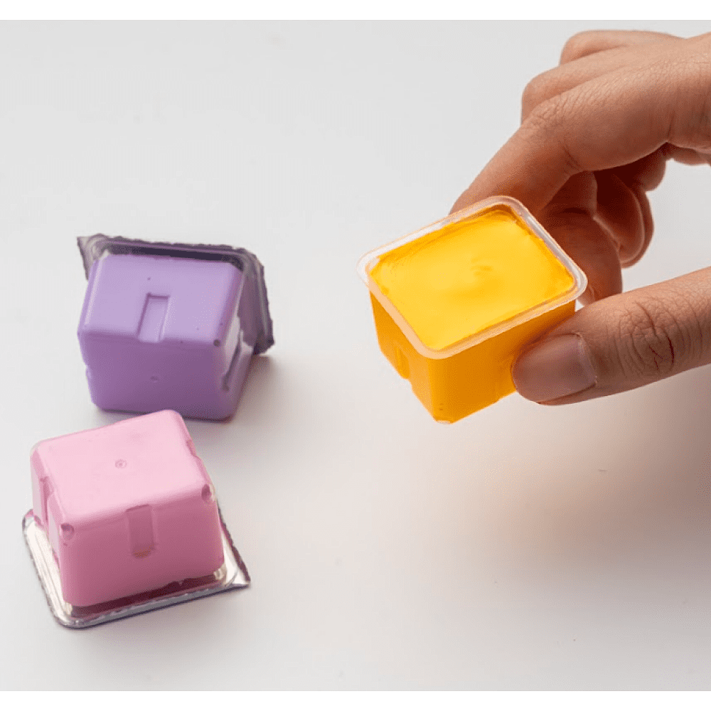 Краски гуашевые "Himi Jelly Cup. New vision", 18 цветов, кювета, зелёный футляр - 6