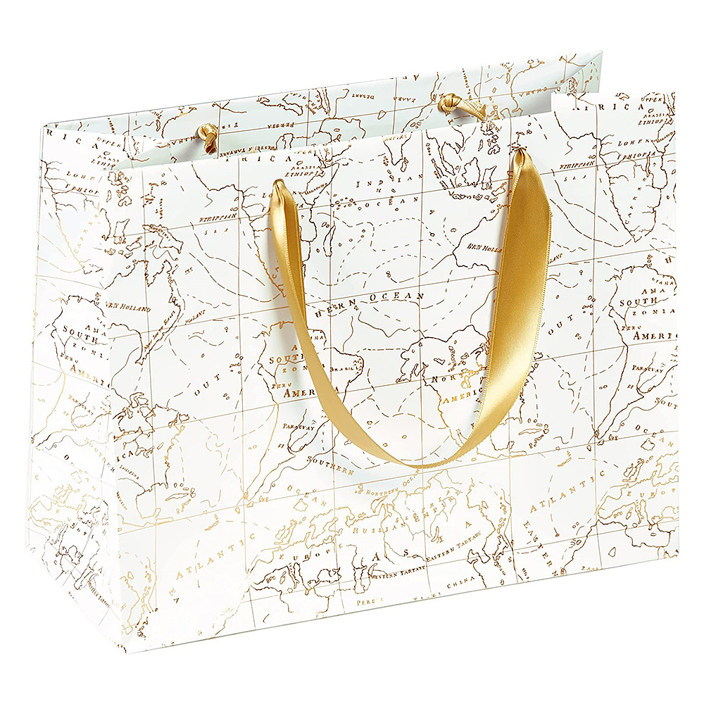 Пакет бумажный подарочный "Premium. Travel", 32x13x24.5 см