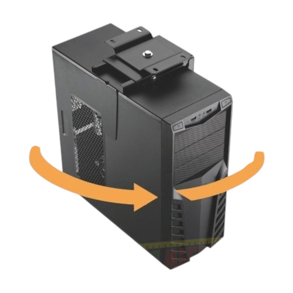 Держатель для системного блока Easy BLACK, чёрный матовый - 3