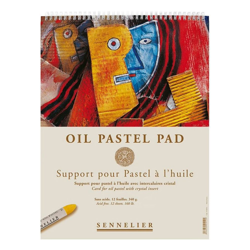 Блок бумаги для пастели "Oil Pastel Pad", 30x40 см, 340 г/м2, 12 листов