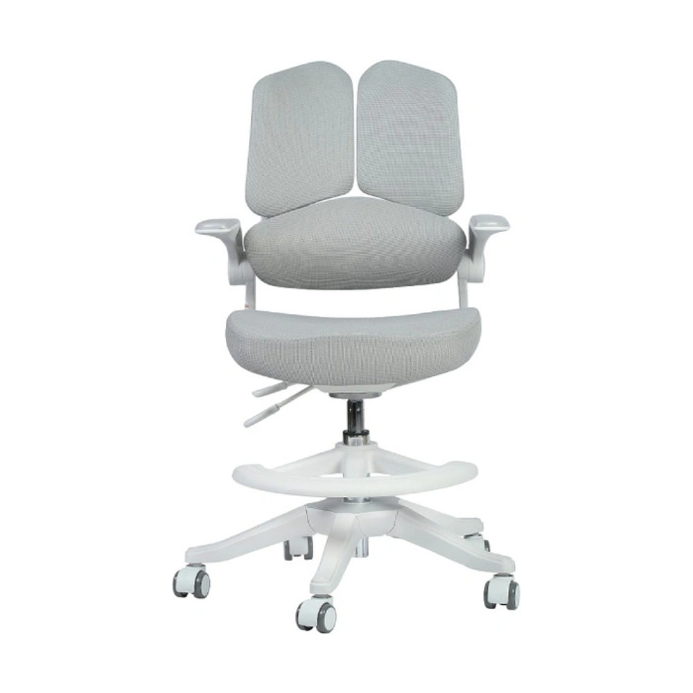 Кресло детское YOKA YC-10 Vally, сетчатая ткань, серый, пластик, белый - 2