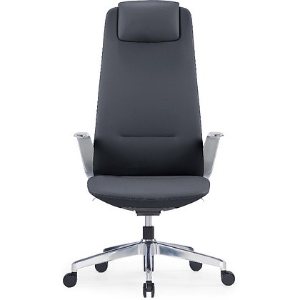 Кресло для руководителя SitZone CH-515A, кожа, алюминий, черный, -30% - 3