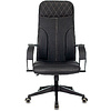 Кресло для руководителя Бюрократ CH-608/ECO, эко.кожа, пластик, черный - 2