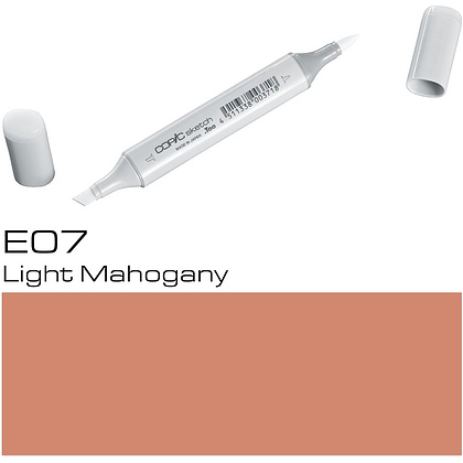 Маркер перманентный "Copic Sketch", E-07 светло-красное дерево