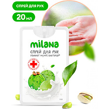 Средство дезинфицирующее для рук "Milana", 20 мл