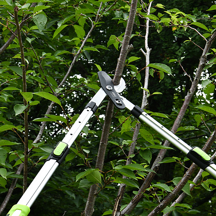 Секатор садовый "Deli", 630-870 мм, телескопический, черный, зеленый - 5