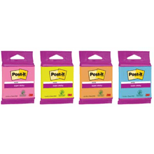 Бумага для заметок "Post-it SuperSticky", 76х76 мм, 45 листов, ассорти