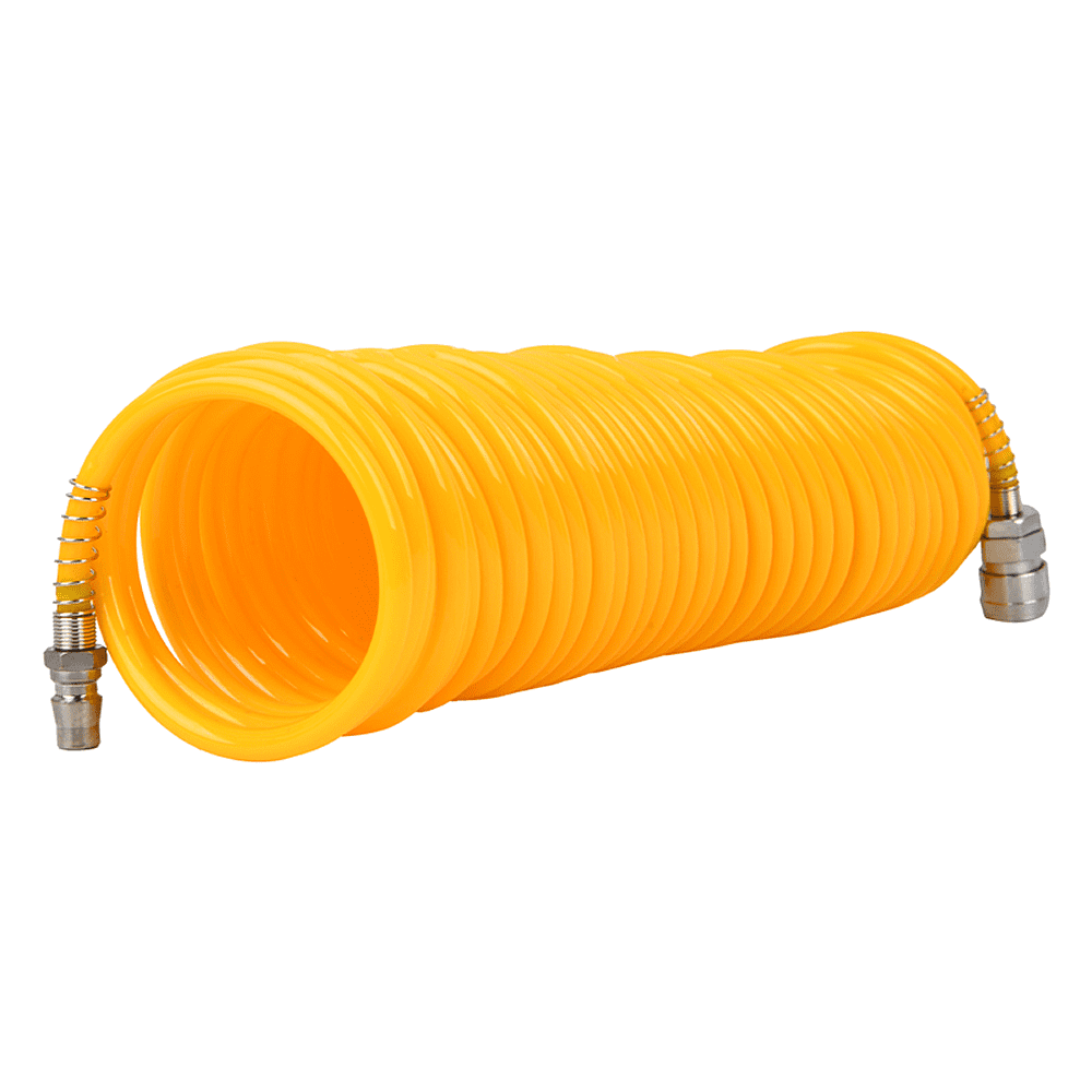 Шланг пневматический Deli YS EDL-PU10, 5/8 мм, 10 м, спиральный, полиуретановый