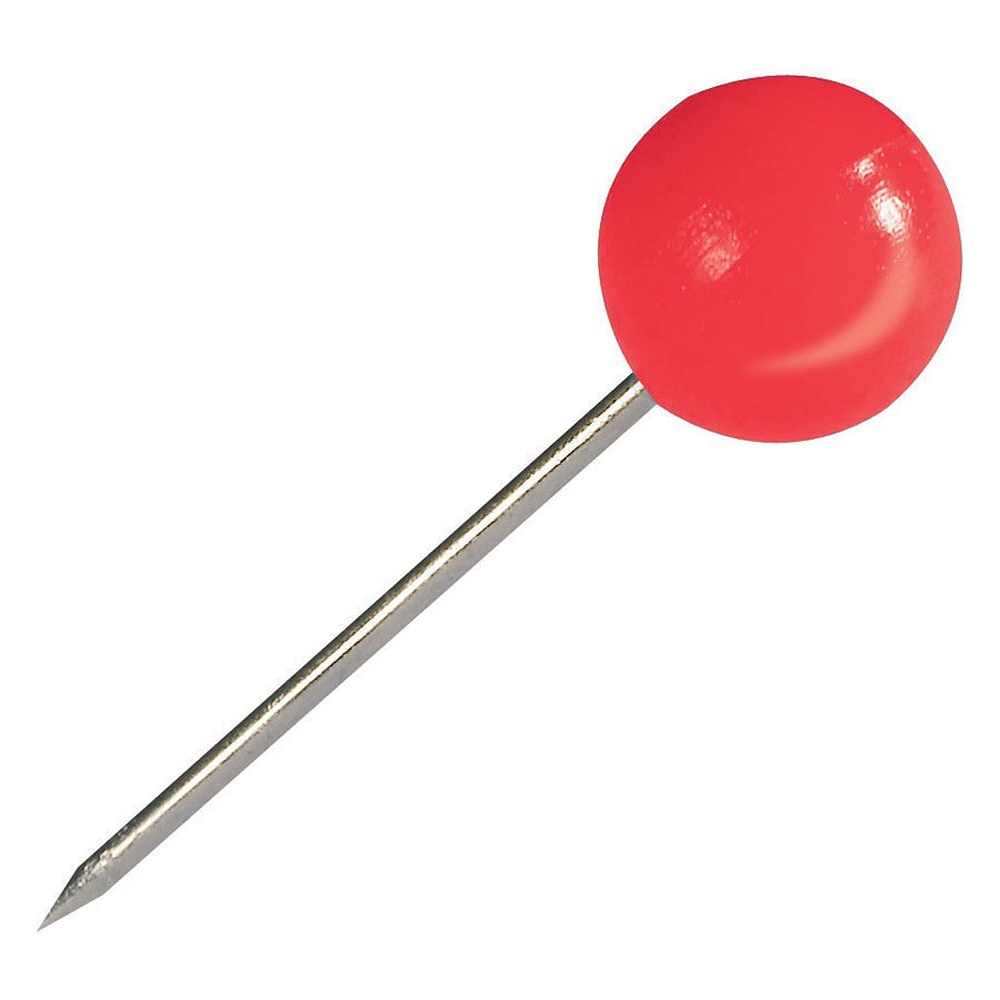 Иглы-кнопки Maped "Для карты", 100 шт, ассорти - 3