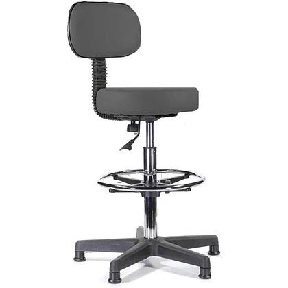 Стул Кассира со спинкой Z-11, кожзам, черный