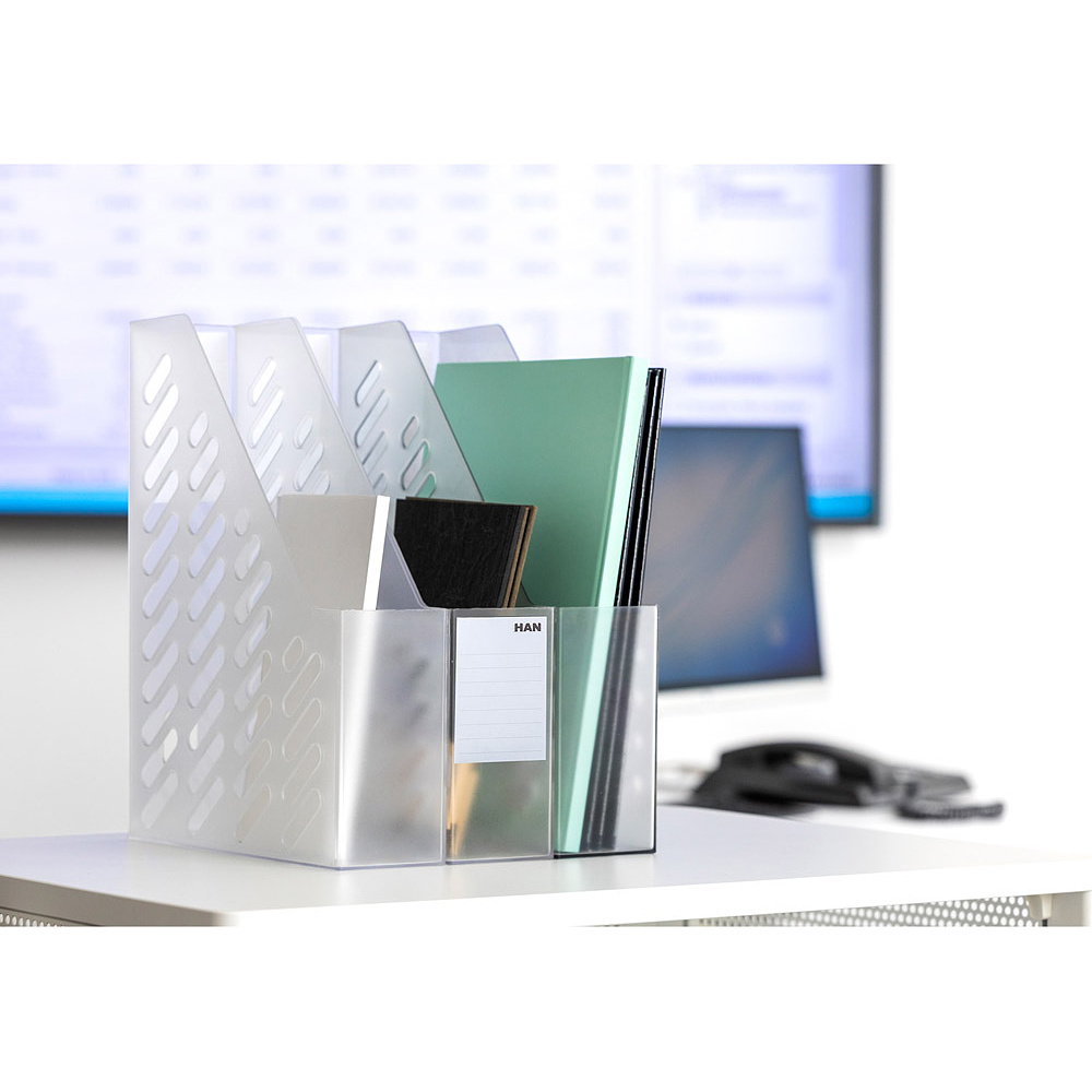 Модуль для бумаги вертикальный "HAN",  прозрачный - 3