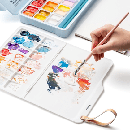 Палитра пластиковая "Himi Miya", прямоугольная, 9 ячеек - 2