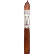 Кисть "Escoda Versatil Brush L/H", синтетика, темно-коричневый, плоская, №18