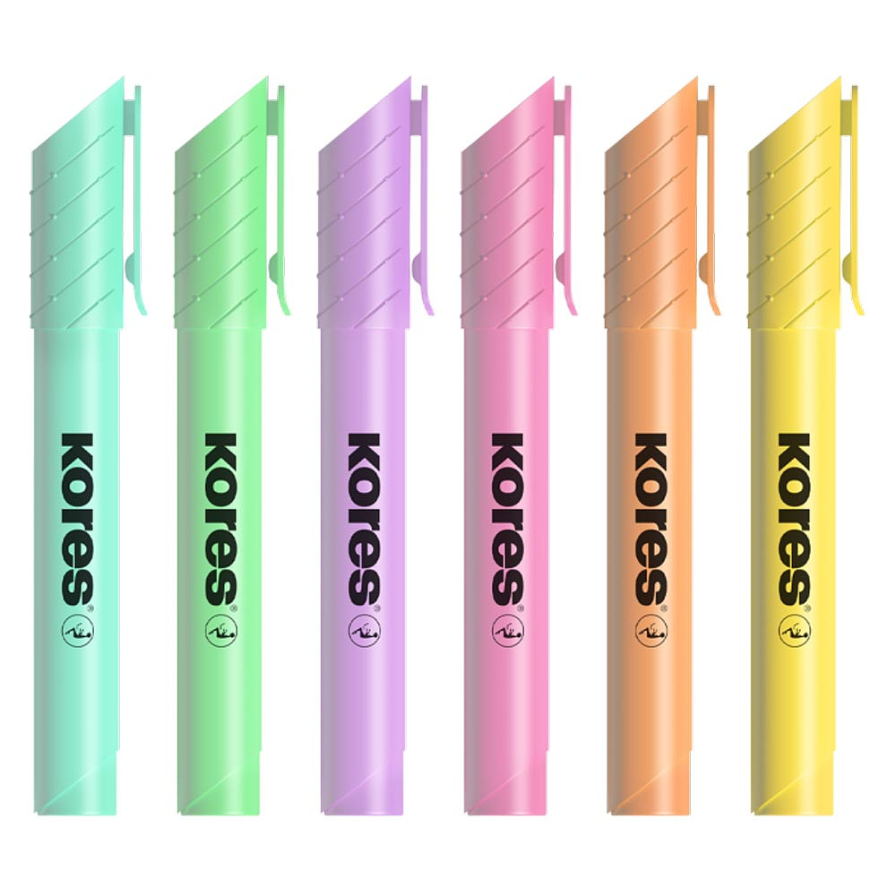 Набор маркеров текстовых "HighLiner Plus", 6 шт, ассорти - 2