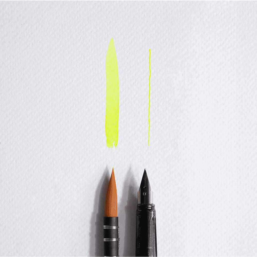 Чернила для рисования и каллиграфии "Малевичъ", неоновые, 15 мл, желтый - 4